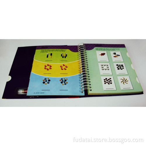Write slide and wipe board book